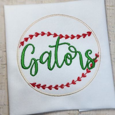 gators baseball embroidery